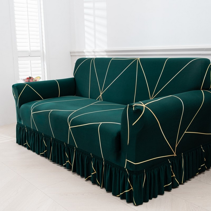 91家纺网 家纺一手货源 找家纺 兴妮雅家纺 2025新款冯赛英花边沙发套 流光溢彩