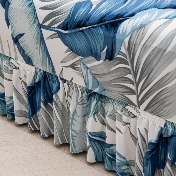 91家纺网 家纺一手货源 找家纺 兴妮雅家纺 2025新款冯赛英花边沙发套 绿野仙踪