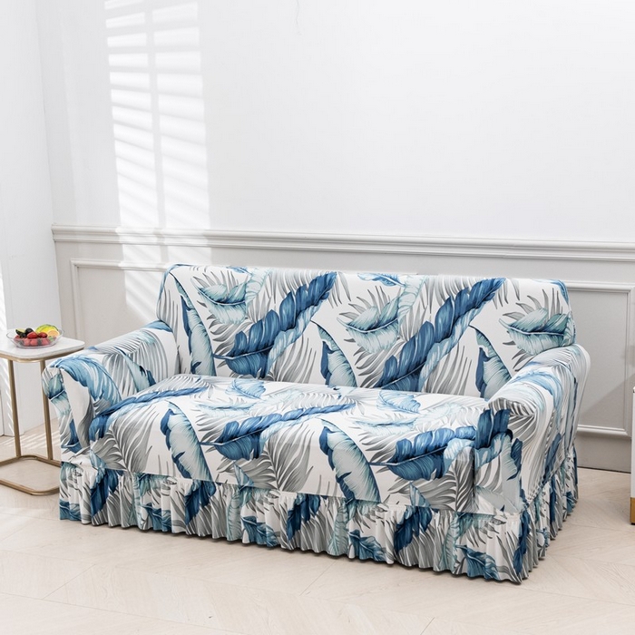 91家纺网 家纺一手货源 找家纺 兴妮雅家纺 2025新款冯赛英花边沙发套 绿野仙踪