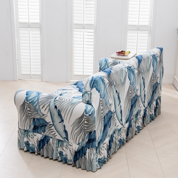 91家纺网 家纺一手货源 找家纺 兴妮雅家纺 2025新款冯赛英花边沙发套 绿野仙踪