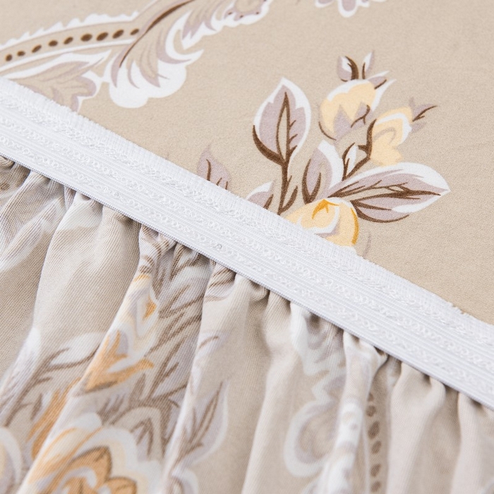 91家纺网 家纺一手货源 找家纺 兴妮雅家纺 2025新款冯赛英花边沙发套 宛如初见