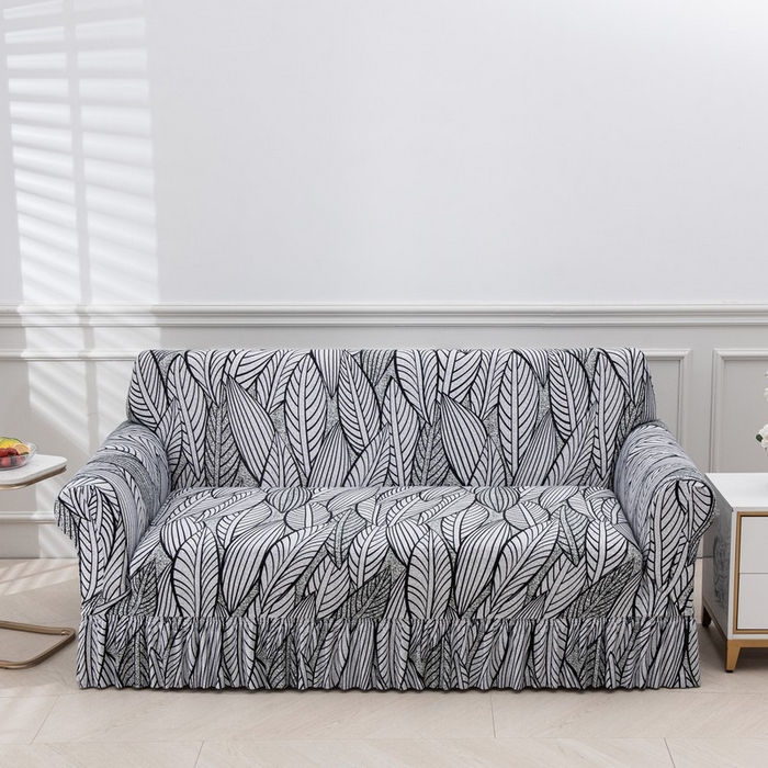 兴妮雅家纺 2025新款冯赛英花边沙发套 枝繁叶茂 