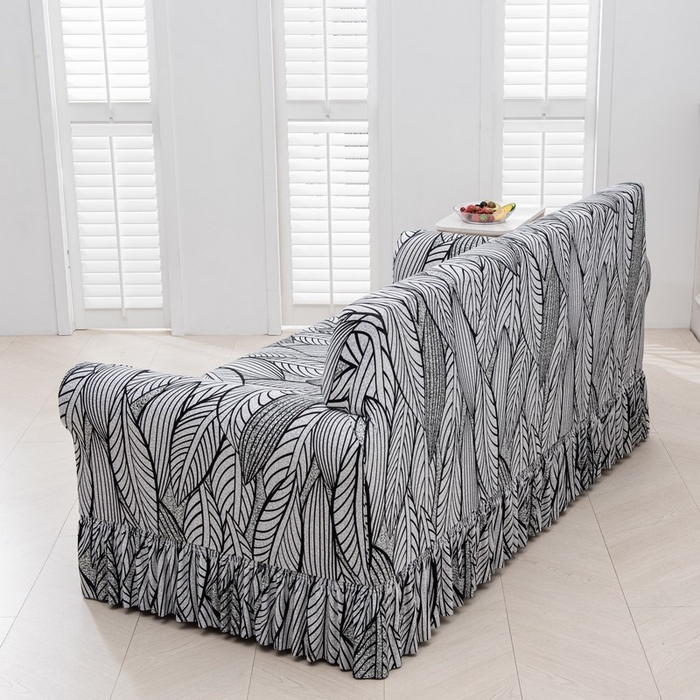 91家纺网 家纺一手货源 找家纺 兴妮雅家纺 2025新款冯赛英花边沙发套 枝繁叶茂 