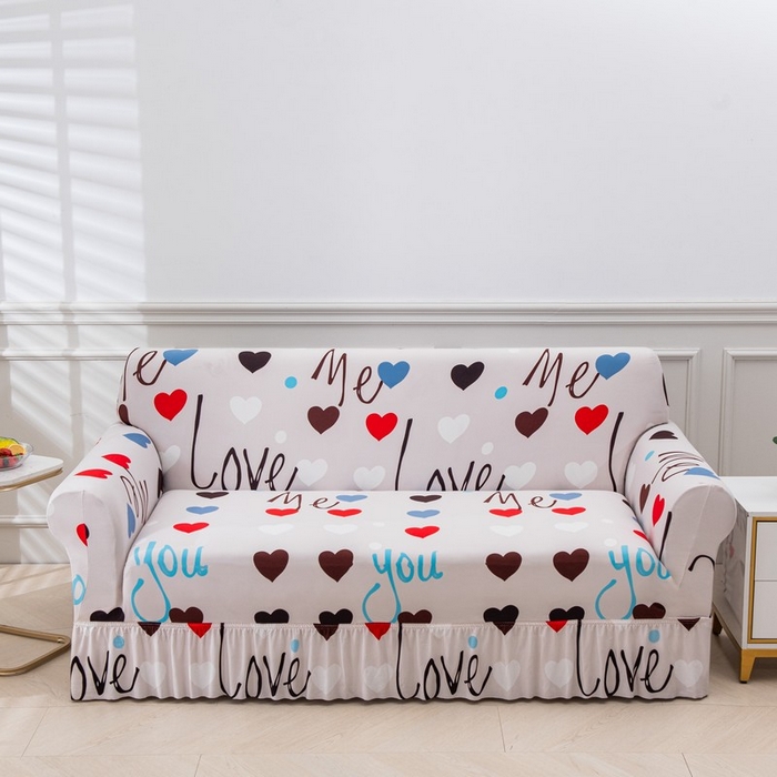 兴妮雅家纺 2025新款冯赛英花边沙发套 挚爱