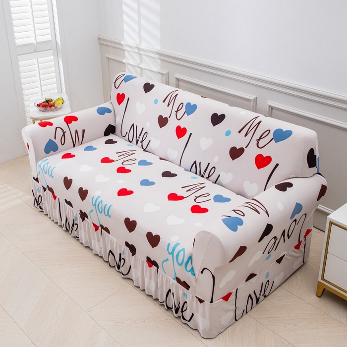 91家纺网 家纺一手货源 找家纺 兴妮雅家纺 2025新款冯赛英花边沙发套 挚爱