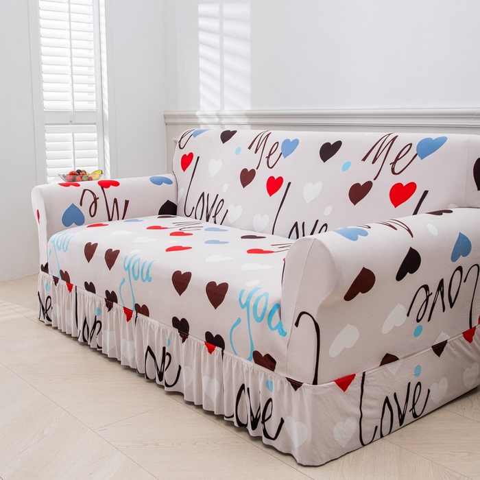 91家纺网 家纺一手货源 找家纺 兴妮雅家纺 2025新款冯赛英花边沙发套 挚爱