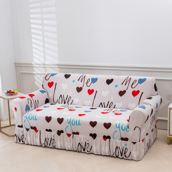 91家纺网 家纺一手货源 找家纺 兴妮雅家纺 2025新款冯赛英花边沙发套 挚爱