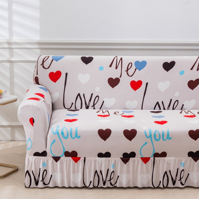 91家纺网 家纺一手货源 找家纺 兴妮雅家纺 2025新款冯赛英花边沙发套 挚爱