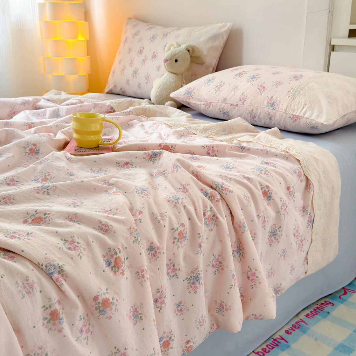 91家纺网 家纺一手货源 找家纺 （总）一霖家纺 2025新款A类云感双层纱夏被夏凉被空调被