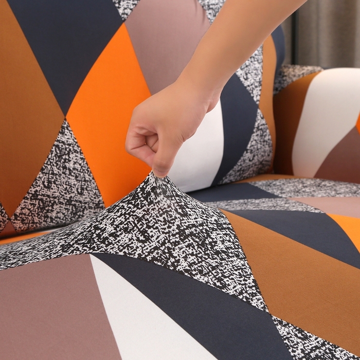 91家纺网 家纺一手货源 找家纺 兴妮雅家纺 2025新款三人沙发套 魔方