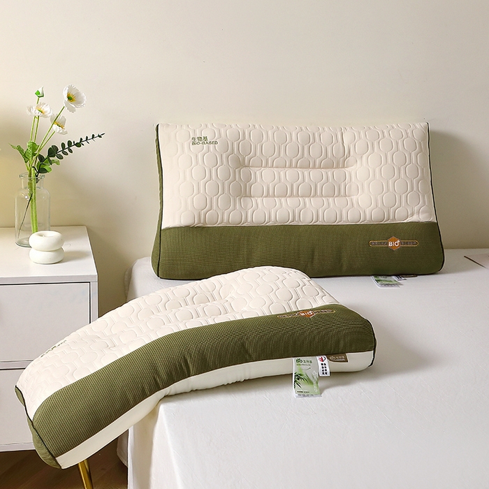 91家纺网 家纺一手货源 找家纺 （总）糖果枕芯 2025新款生物基牵引枕柔软支撑升级款