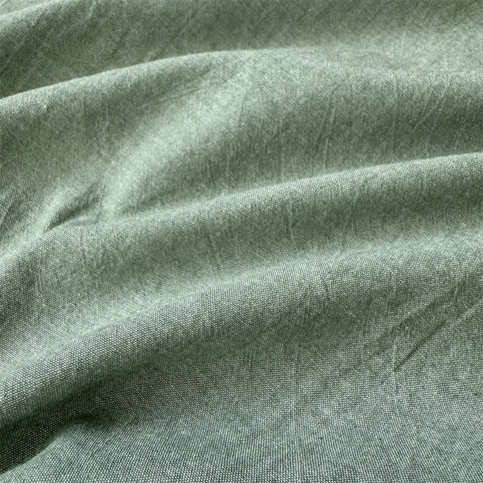 91家纺网 家纺一手货源 找家纺 北欧良品 2025新款色织水洗棉学生单品床笠+床单 纯棉-草绿