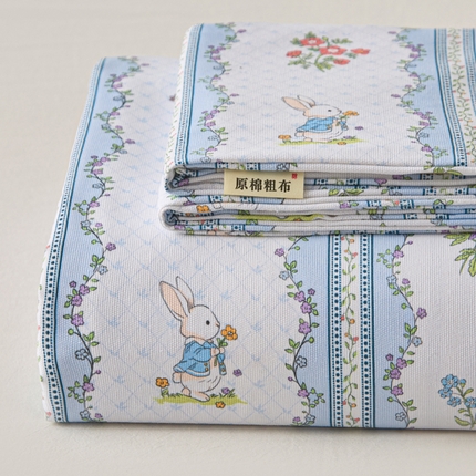 （总）首爱家纺 2025新款印花原棉标老粗布床单老粗布凉席软凉席