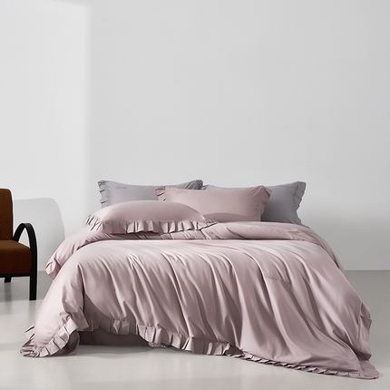 轩和家居 2025新款80LF超细旦天丝棉四件套【控价468，488】 香榭蔷薇