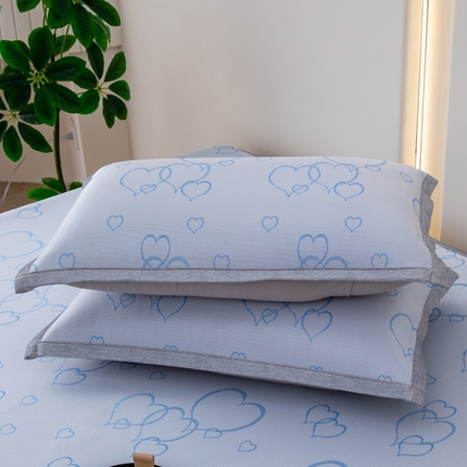 91家纺网 家纺一手货源 找家纺 （总）凌云家纺  2025新款夏季凉席枕套成人枕芯套单人48*74冰丝枕头套凉爽凉感枕套