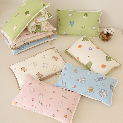 （总）芯奇想 2025新款全棉棉花内胆枕儿童枕