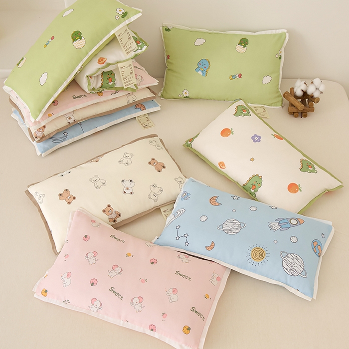 91家纺网 家纺一手货源 找家纺 （总）芯奇想 2025新款全棉棉花内胆枕儿童枕