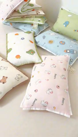 91家纺网 家纺一手货源 找家纺 （总）芯奇想 2025新款全棉棉花内胆枕儿童枕