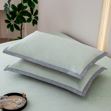 （总）凌云家纺  2025新款夏季凉席枕套成人枕芯套单人48*74冰丝枕头套凉爽凉感枕套