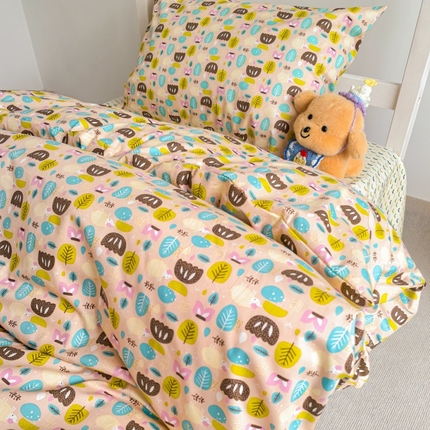 锦彩家居 2025新款正宗13372全棉学生三件套全棉印花学生宿舍上下铺三件套（量大可定制价格可谈）提供买家秀 树林生活