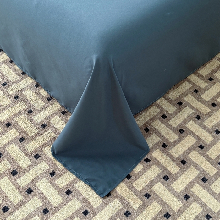 91家纺网 家纺一手货源 找家纺 （总）百花王 2025新款纯色四件套