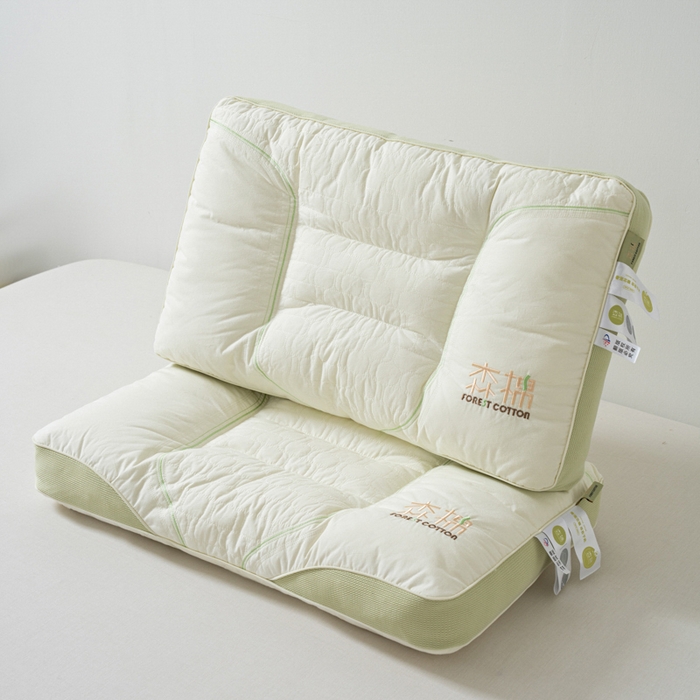 91家纺网 家纺一手货源 找家纺 （总）芯奇想 2025新款全棉分区护颈枕释压护颈枕森棉系0压单人枕芯枕头