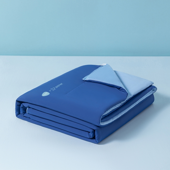 91家纺网 家纺一手货源 找家纺 巴宝路 2025新款深睡控温被·夏季pro 2.0夏被被子被芯 深睡蓝2代