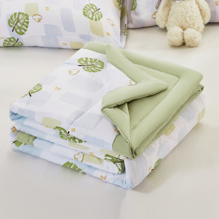 穆琪 2025年新款手包边小清新夏凉被水洗棉夏凉被印花夏被 半夏时光