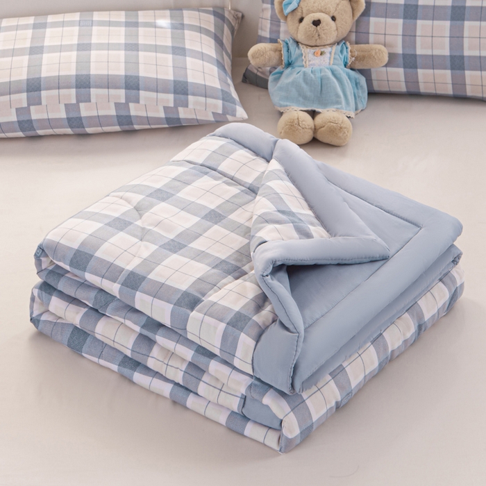 穆琪 2025年新款手包边小清新夏凉被水洗棉夏凉被印花夏被 格调