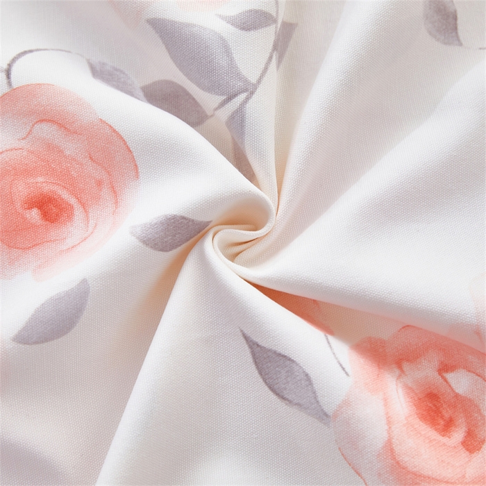 91家纺网 家纺一手货源 找家纺 雲归梦 2025新款原棉老粗布床单席子凉席印花三件套 风雅玫瑰-粉