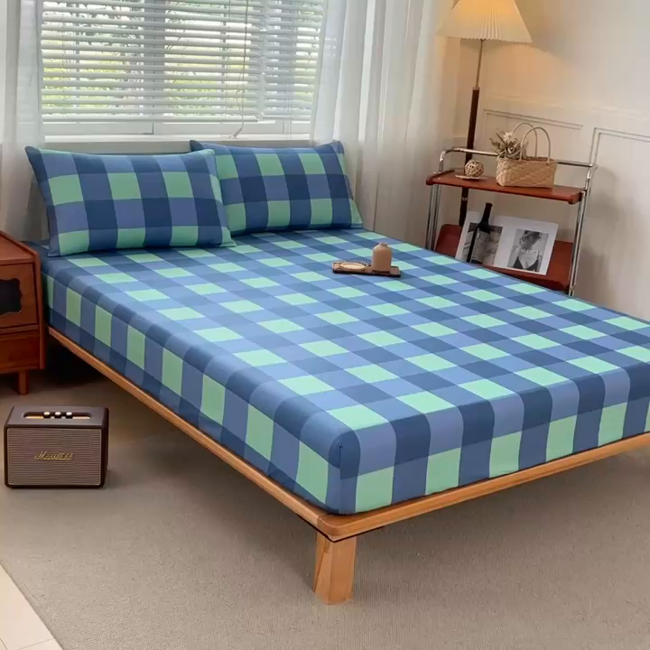 91家纺网 家纺一手货源 找家纺 （总）义博家纺 2025新款纯棉老粗布床笠