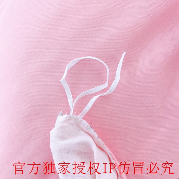 91家纺网 家纺一手货源 找家纺 玉元坊 2025春夏新款公主风全棉纯棉花边被套床单四件套 兔高高