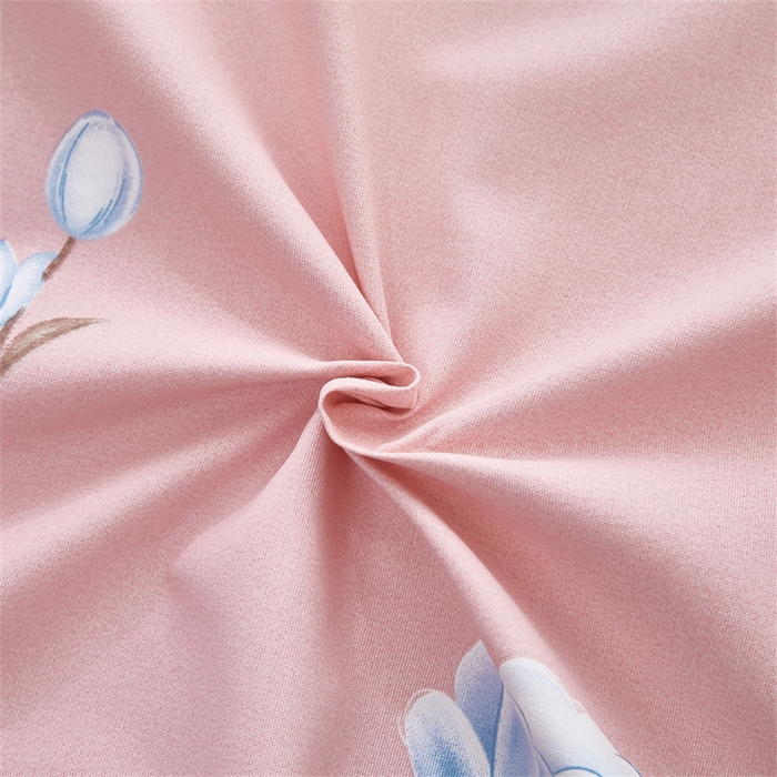 91家纺网 家纺一手货源 找家纺 雲归梦 2025新款原棉老粗布床单席子凉席印花三件套 晚香如玉-粉