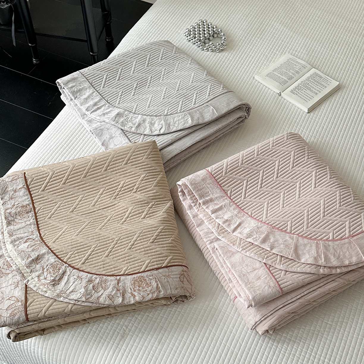 （总）琳可家居 2025春夏新款天丝棉系列床盖可搭配同款夏被（提供买家秀）