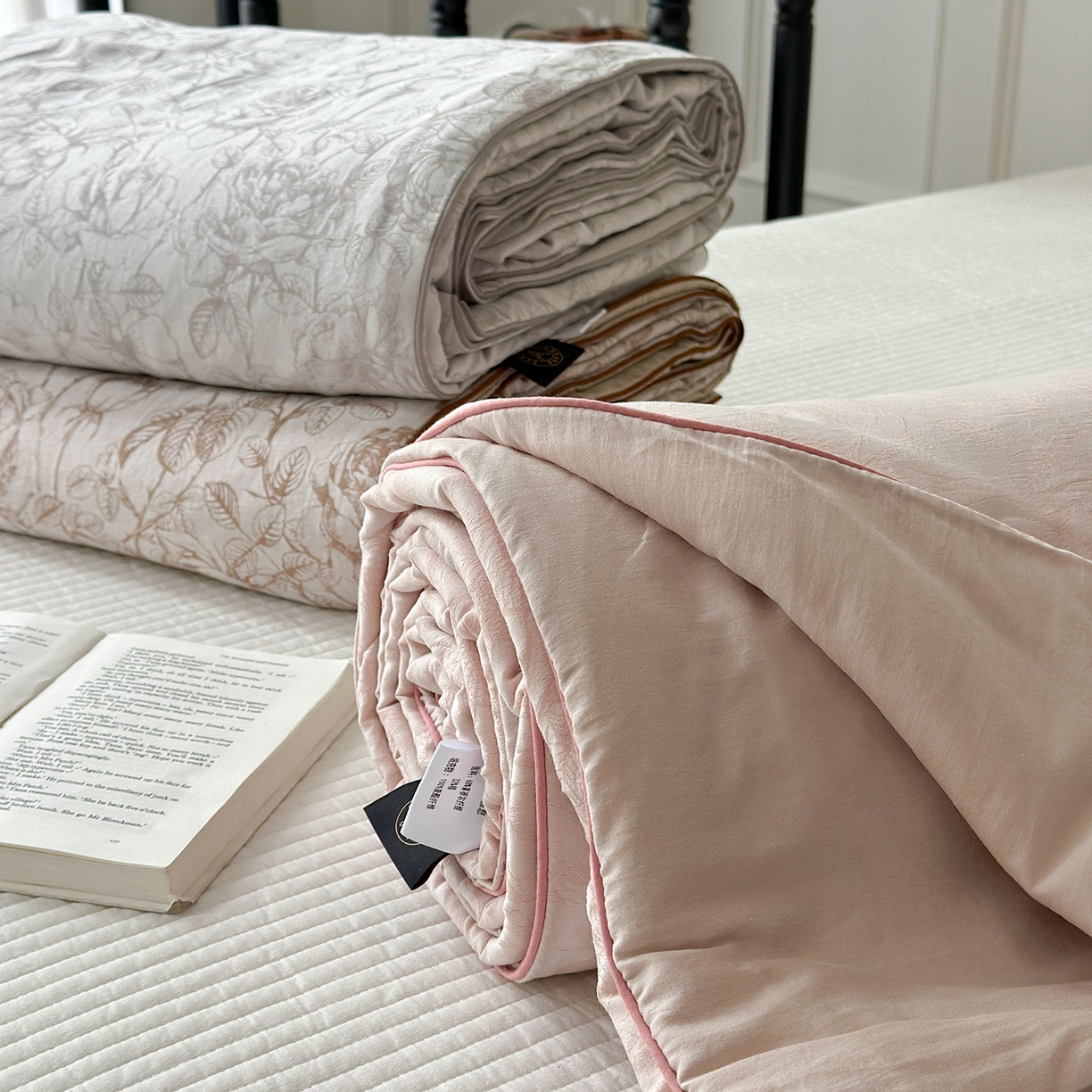 91家纺网 家纺一手货源 找家纺 （总）琳可家居 2025春夏新款天丝棉系列床盖可搭配同款夏被（提供买家秀）