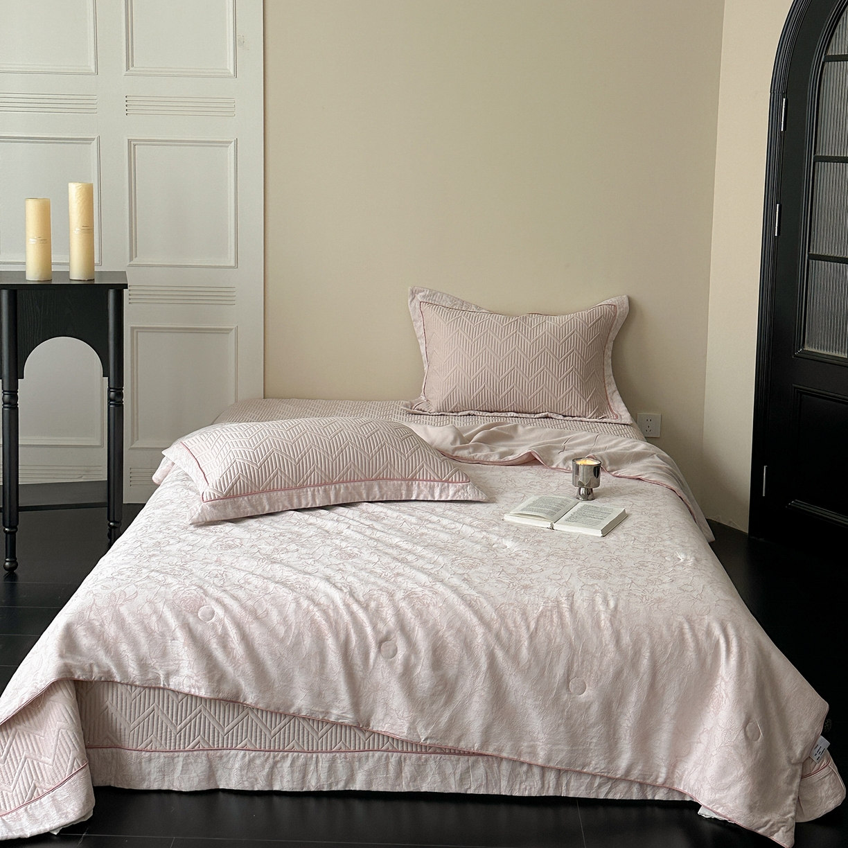 91家纺网 家纺一手货源 找家纺 （总）琳可家居 2025春夏新款天丝棉系列床盖可搭配同款夏被（提供买家秀）