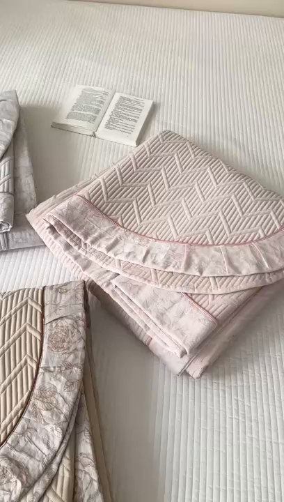 91家纺网 家纺一手货源 找家纺 （总）琳可家居 2025春夏新款天丝棉系列床盖可搭配同款夏被（提供买家秀）