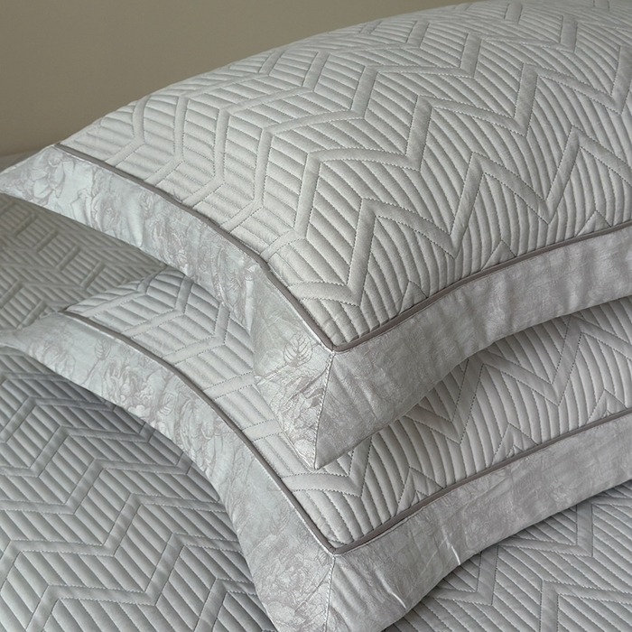 91家纺网 家纺一手货源 找家纺 琳可家居 2025春夏新款天丝棉系列床盖可搭配同款夏被（提供买家秀） 夜幕灰