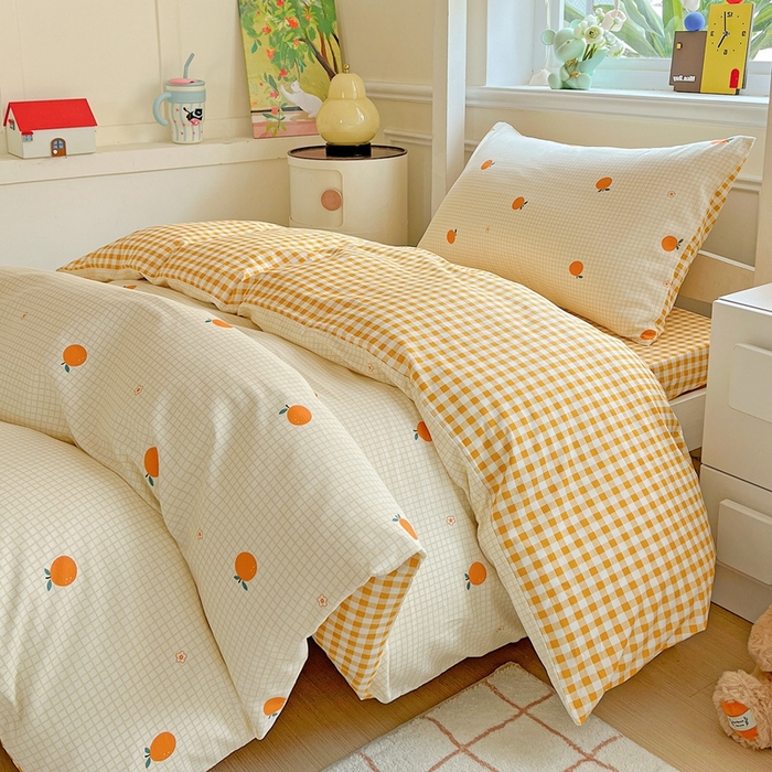 91家纺网 家纺一手货源 找家纺 （总）三兄弟 2025新款全棉印花学生三件套床单床笠四件套被套