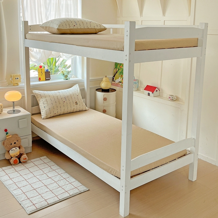 91家纺网 家纺一手货源 找家纺 三兄弟 2025新款全棉印花学生三件套床单床笠四件套被套 红星小熊