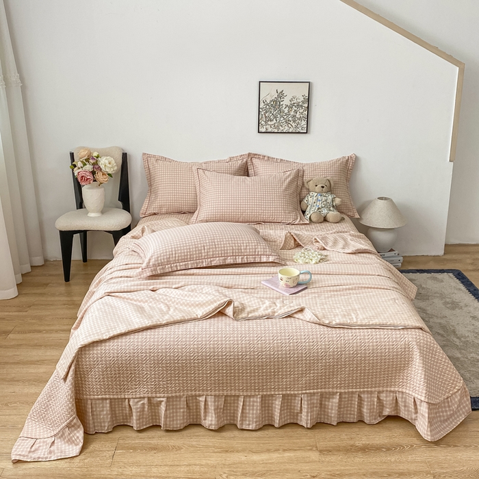 91家纺网 家纺一手货源 找家纺 （总）富之航家纺 2025新款全棉印花床盖四件套