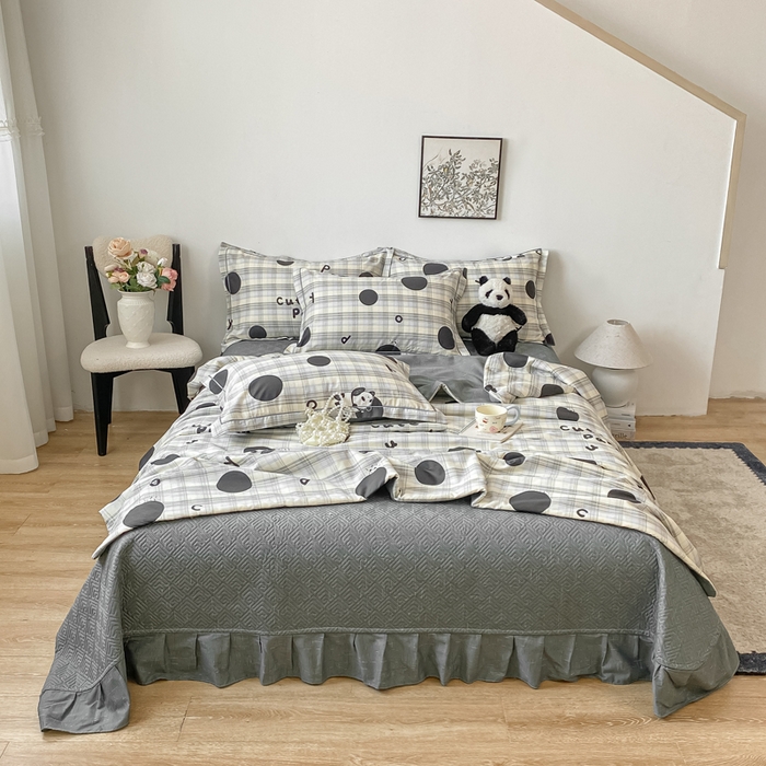 91家纺网 家纺一手货源 找家纺 （总）富之航家纺 2025新款全棉印花床盖四件套