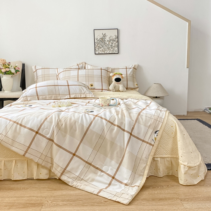 91家纺网 家纺一手货源 找家纺 （总）富之航家纺 2025新款全棉印花床盖四件套