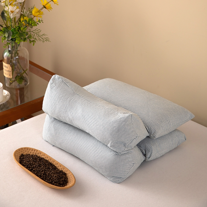 91家纺网 家纺一手货源 找家纺 （总）九州2025新款三角牵引组合荞麦枕