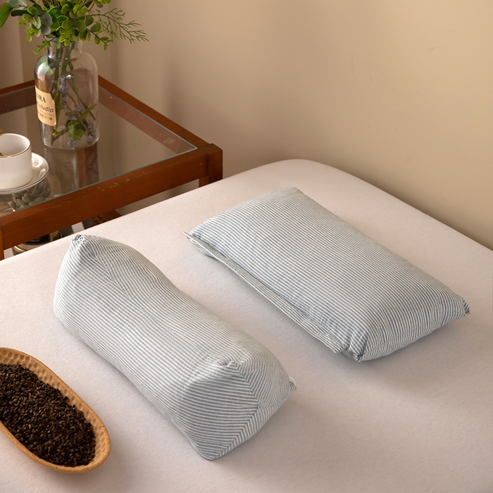 91家纺网 家纺一手货源 找家纺 （总）九州2025新款三角牵引组合荞麦枕