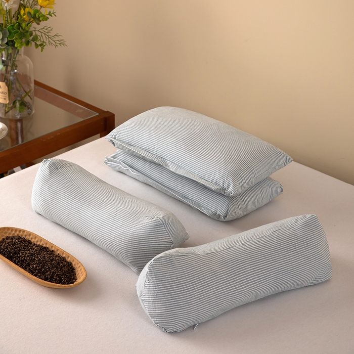 91家纺网 家纺一手货源 找家纺 （总）九州2025新款三角牵引组合荞麦枕