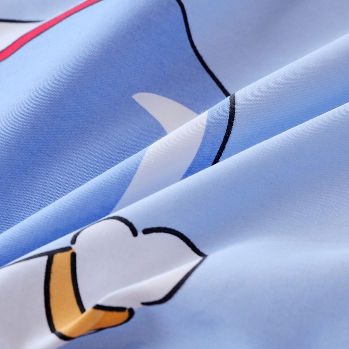 91家纺网 家纺一手货源 找家纺 金鑫汇家纺 2025新款印花花型-学生上下铺三件套 冲上云霄