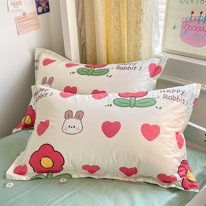 91家纺网 家纺一手货源 找家纺 金鑫汇家纺 2025新款印花花型-学生上下铺三件套 初暖