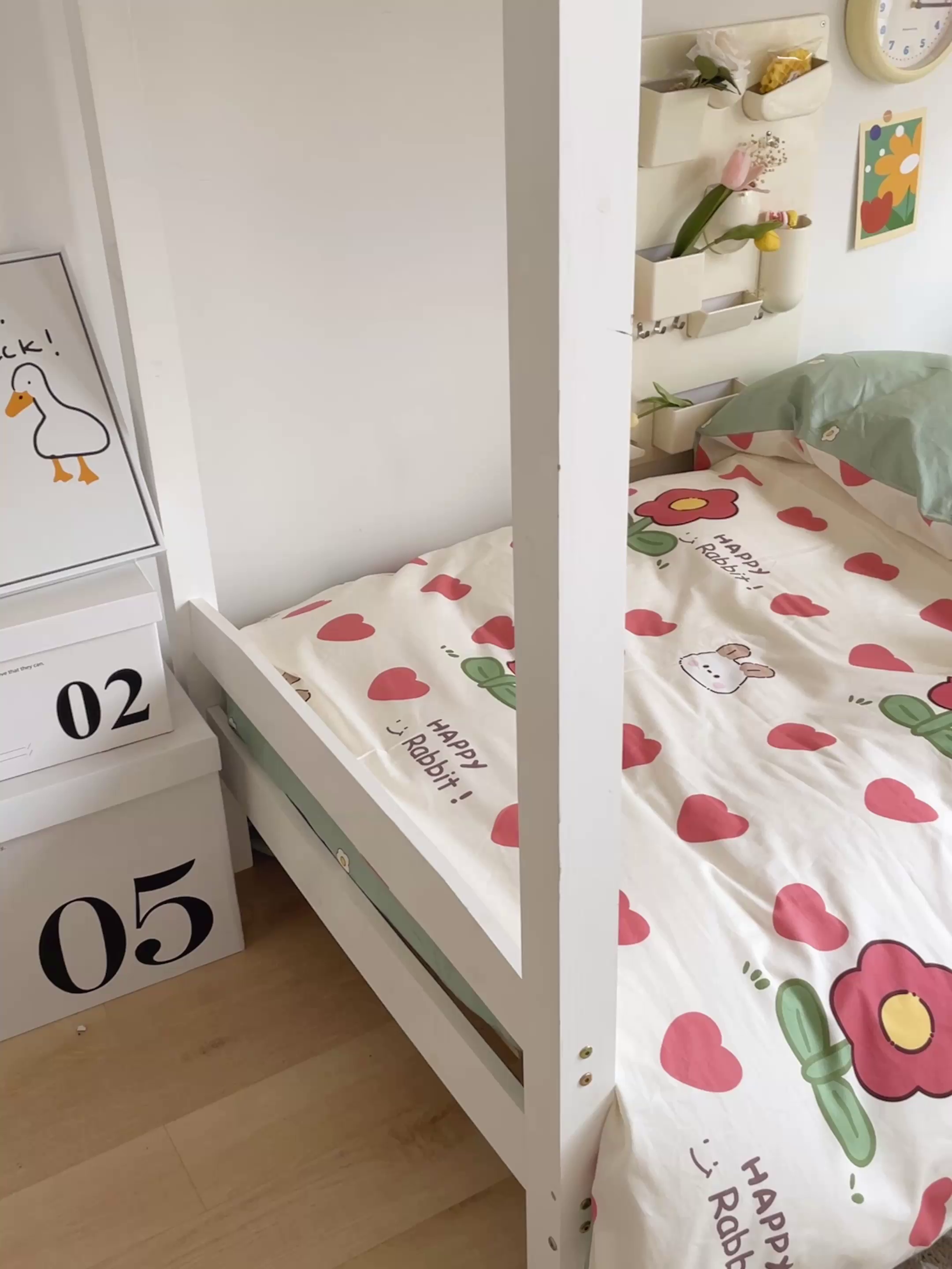 91家纺网 家纺一手货源 找家纺 金鑫汇家纺 2025新款印花花型-学生上下铺三件套 初暖