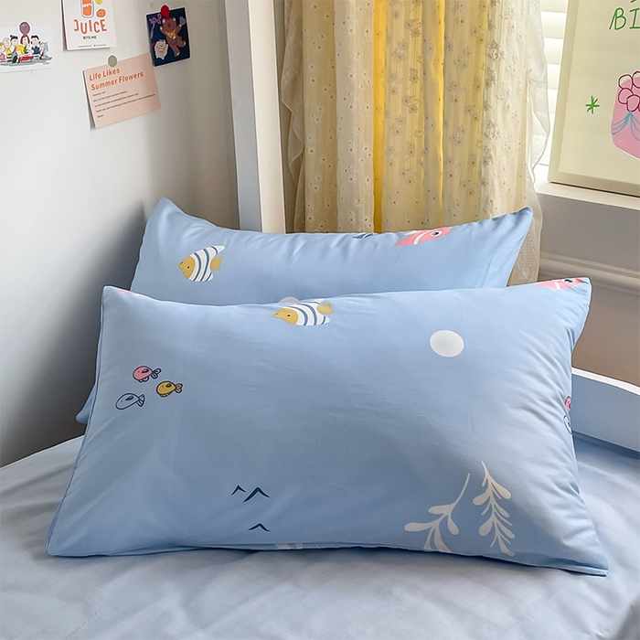 91家纺网 家纺一手货源 找家纺 金鑫汇家纺 2025新款印花花型-学生上下铺三件套 海洋世界